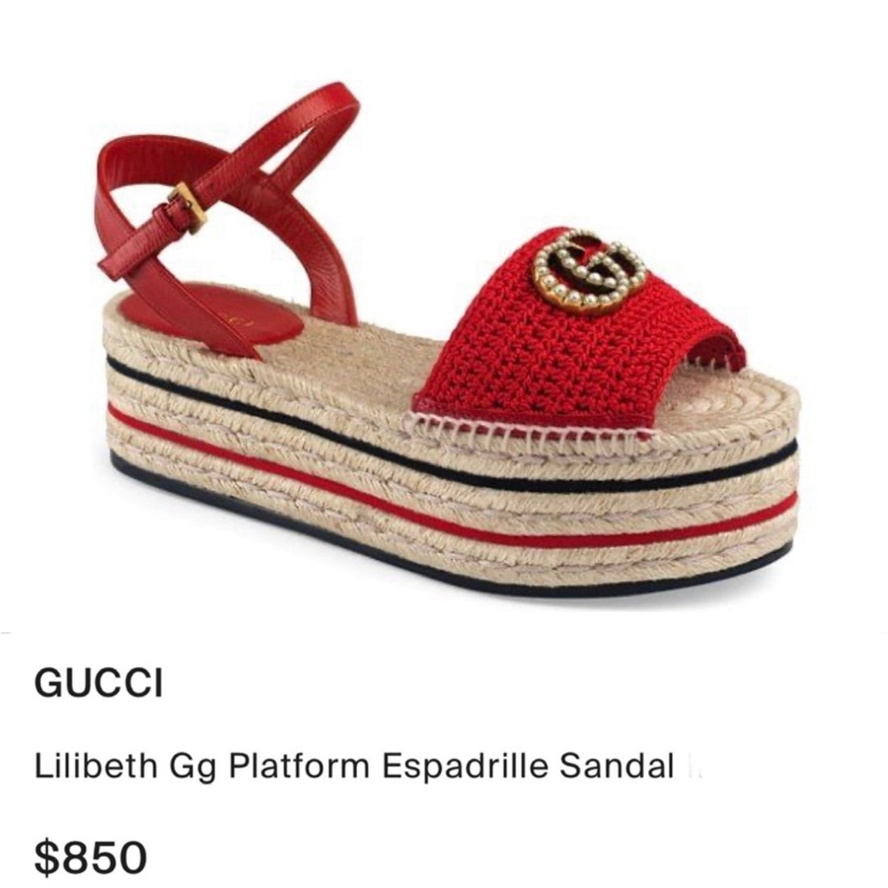 New Gucci Espadrilles 38